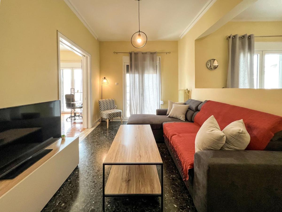 Chiou Spacious 90Sqm Apt In Афины Экстерьер фото