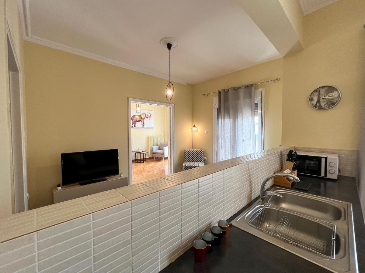 Chiou Spacious 90Sqm Apt In Афины Экстерьер фото